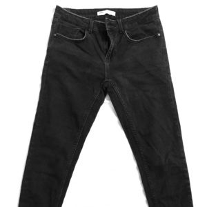 Black ZARA Denim Jeans, Size 8 (fits like 4)